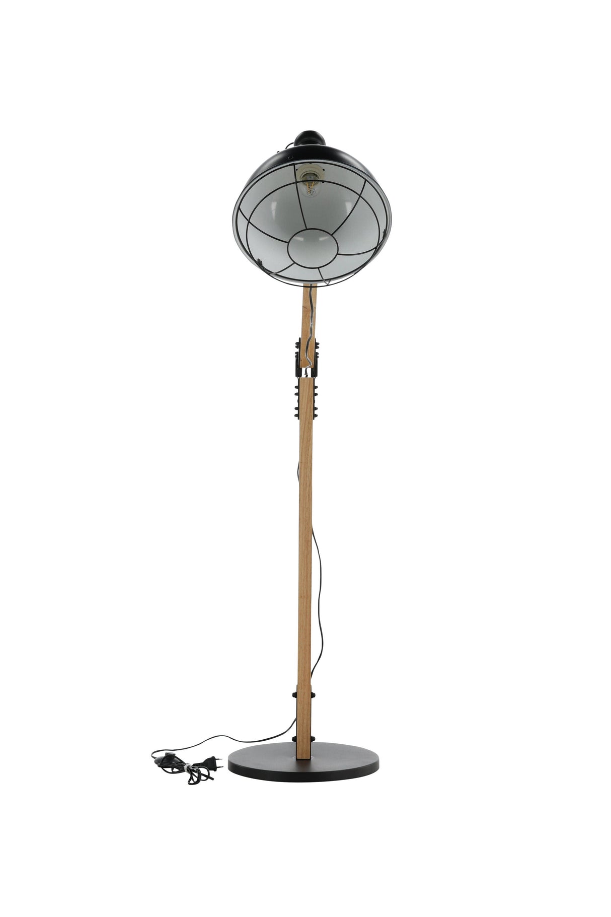 Kick Stehlampe - schwarz/Stahl - Stehlampen - ALVAHOME
