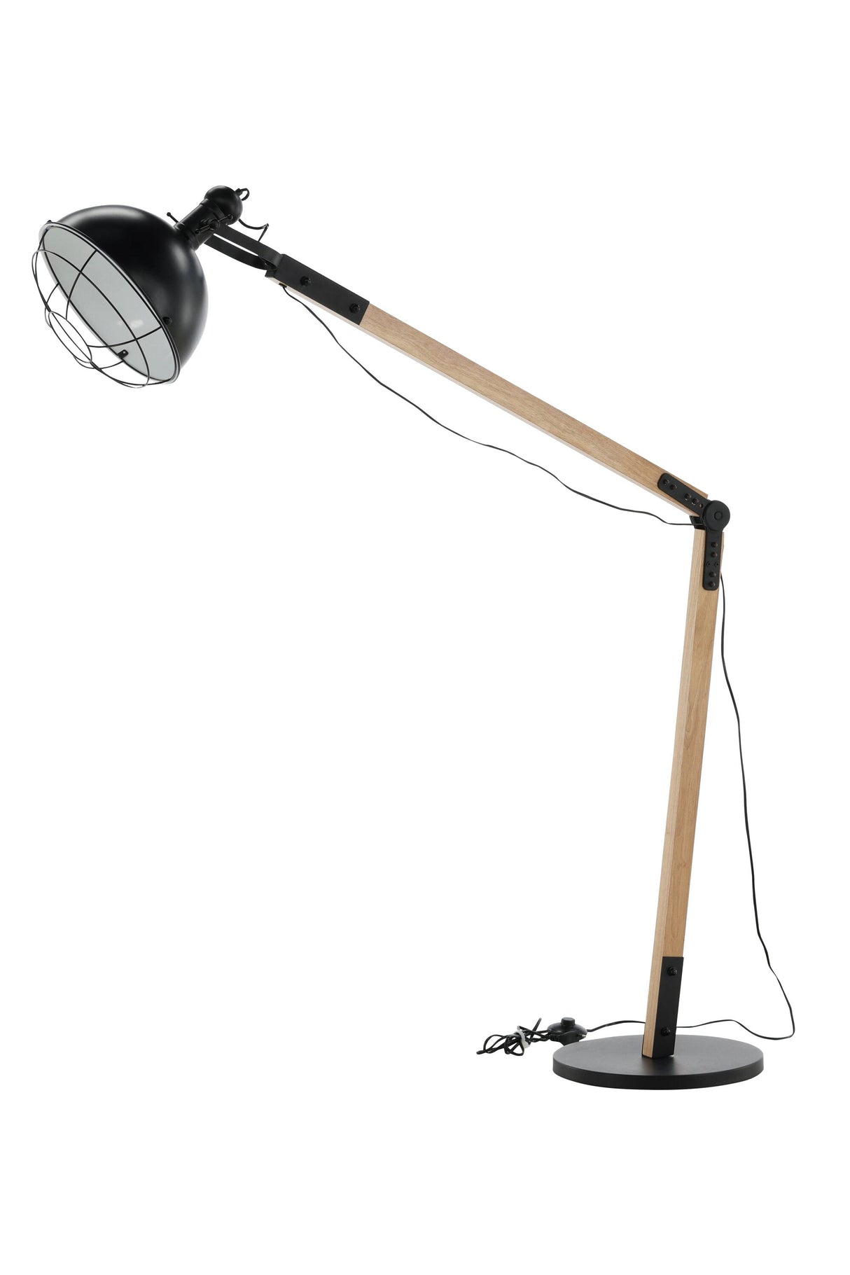 Kick Stehlampe - schwarz/Stahl - Stehlampen - ALVAHOME