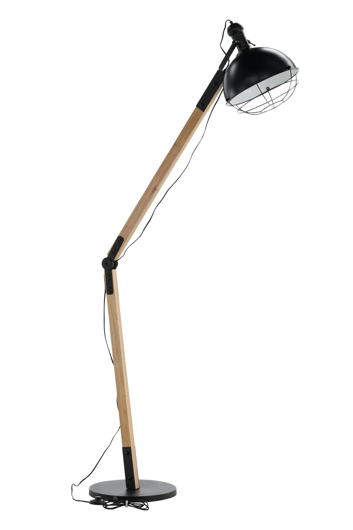 Kick Stehlampe - schwarz/Stahl - Stehlampen - ALVAHOME
