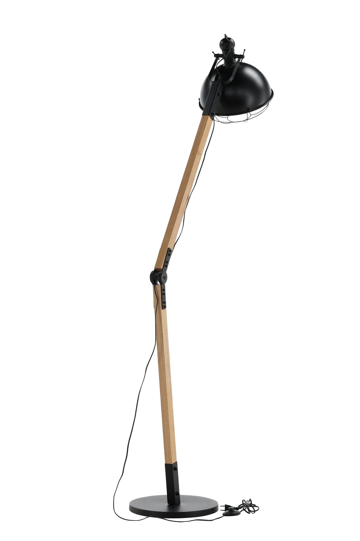 Kick Stehlampe - schwarz/Stahl - Stehlampen - ALVAHOME