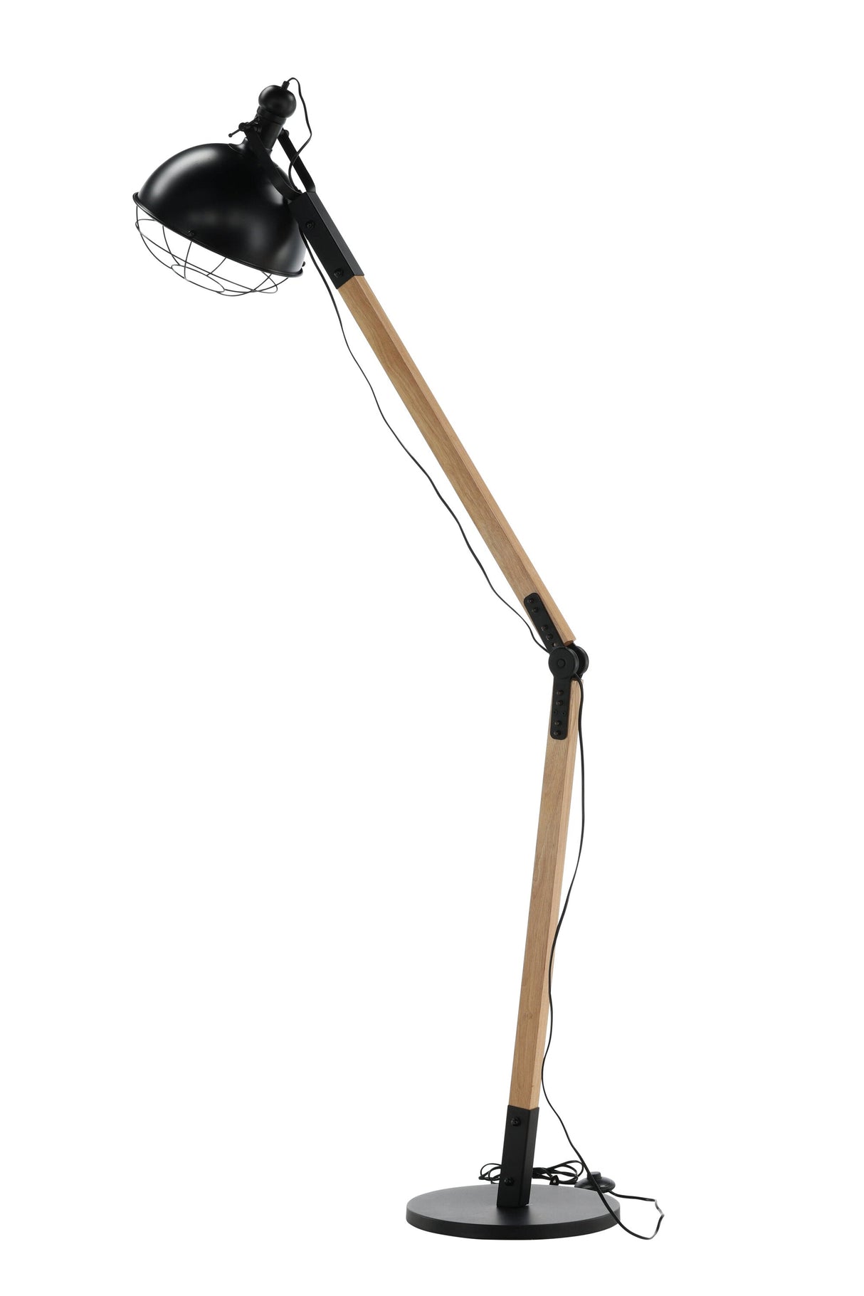 Kick Stehlampe - schwarz/Stahl - Stehlampen - ALVAHOME