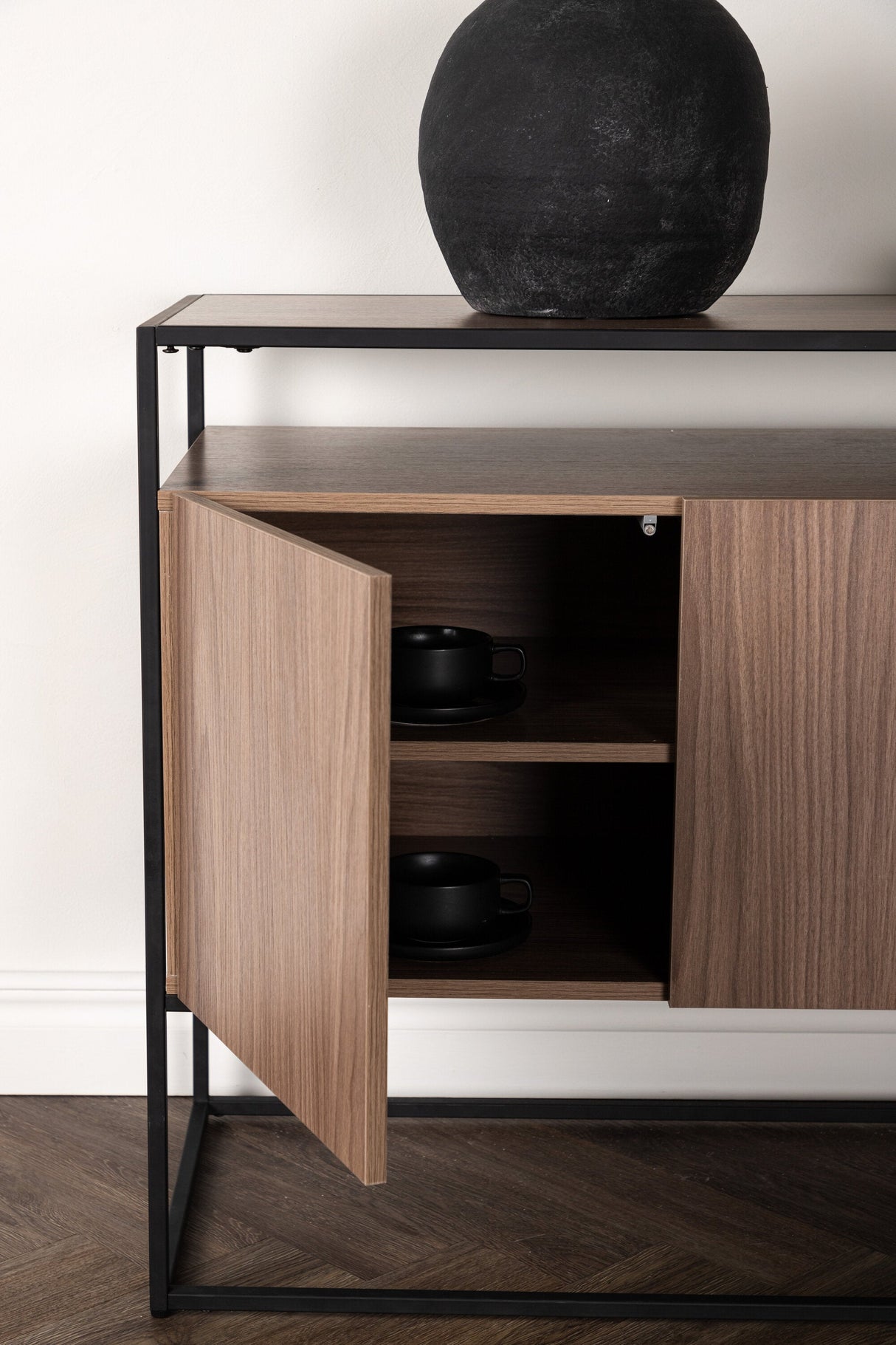 Kingsport Schrank - walnuss/Pappelholz - Schränke - ALVAHOME