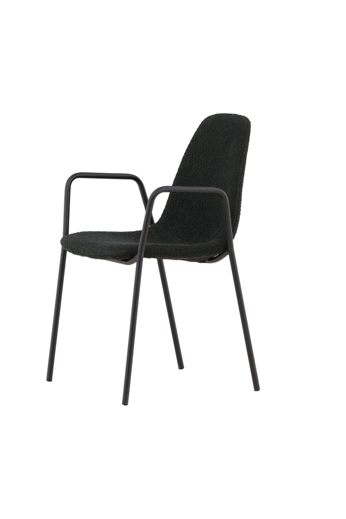 Klädesholmen Esszimmerstuhl - schwarz/Stahl - Essstühle - ALVAHOME