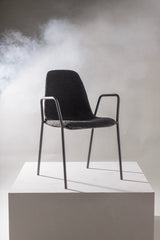 Klädesholmen Esszimmerstuhl - schwarz/Stahl - Essstühle - ALVAHOME