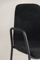 Klädesholmen Esszimmerstuhl - schwarz/Stahl - Essstühle - ALVAHOME