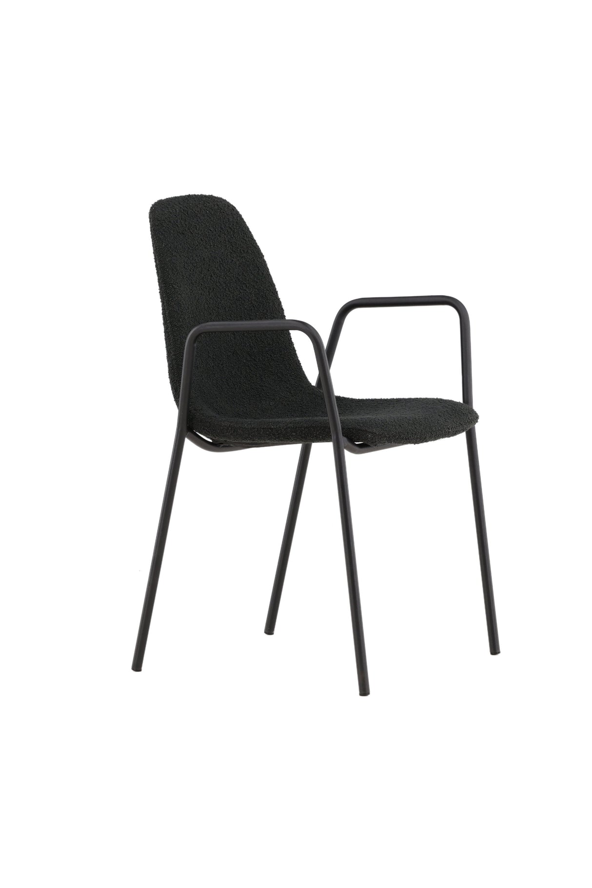 Klädesholmen Esszimmerstuhl - schwarz/Stahl - Essstühle - ALVAHOME