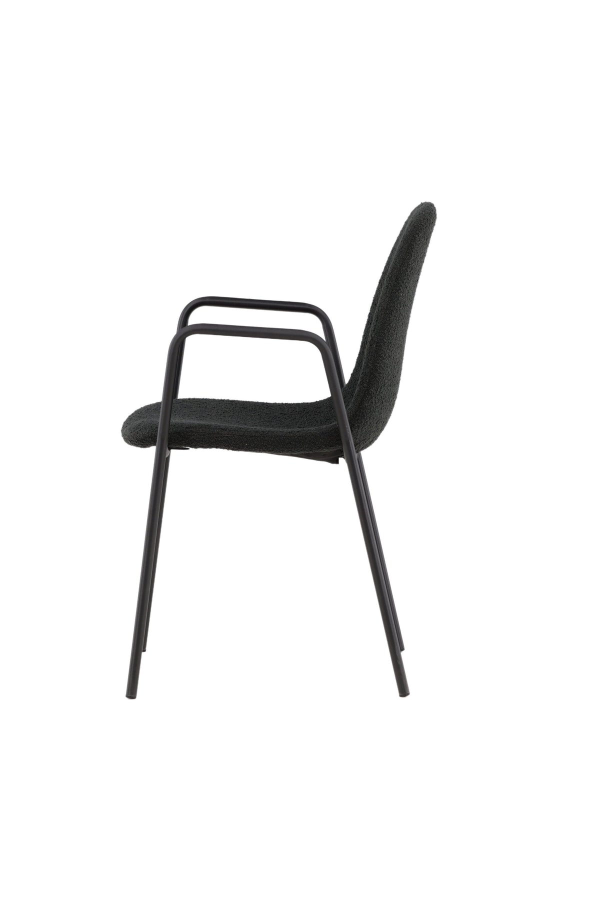 Klädesholmen Esszimmerstuhl - schwarz/Stahl - Essstühle - ALVAHOME