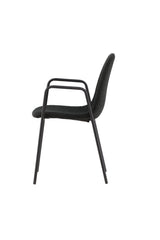 Klädesholmen Esszimmerstuhl - schwarz/Stahl - Essstühle - ALVAHOME