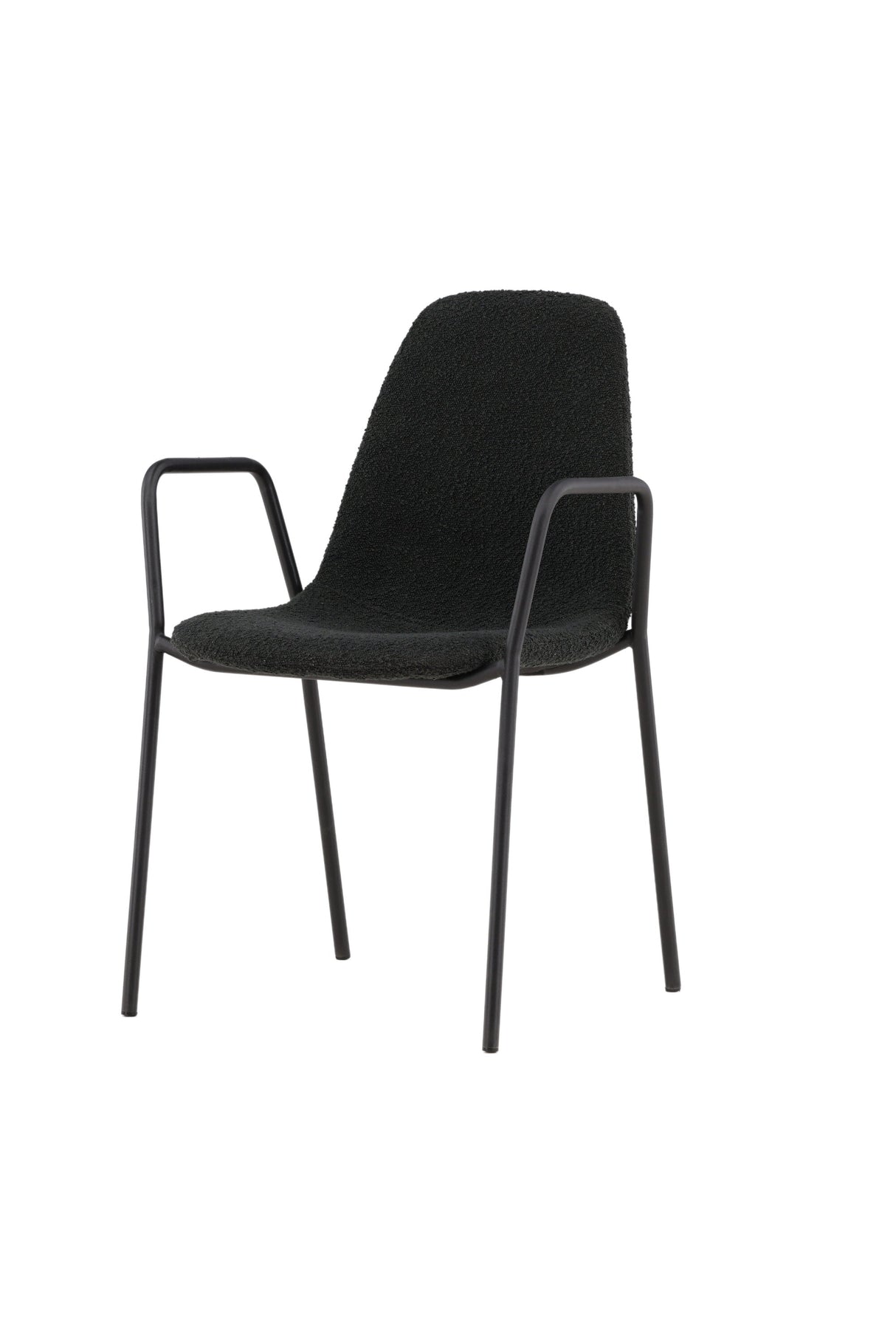 Klädesholmen Esszimmerstuhl - schwarz/Stahl - Essstühle - ALVAHOME