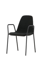 Klädesholmen Esszimmerstuhl - schwarz/Stahl - Essstühle - ALVAHOME
