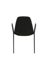 Klädesholmen Esszimmerstuhl - schwarz/Stahl - Essstühle - ALVAHOME