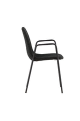 Klädesholmen Esszimmerstuhl - schwarz/Stahl - Essstühle - ALVAHOME