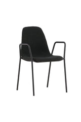 Klädesholmen Esszimmerstuhl - schwarz/Stahl - Essstühle - ALVAHOME