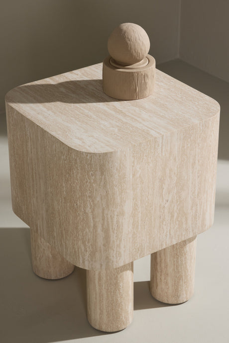 Klirou Beistelltisch - beige/MDF - Beistelltische - ALVAHOME