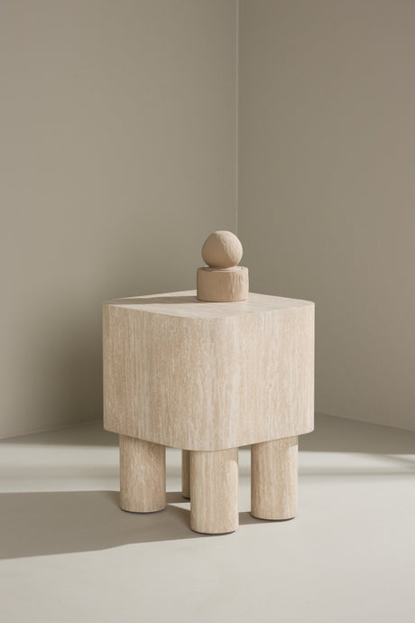 Klirou Beistelltisch - beige/MDF - Beistelltische - ALVAHOME