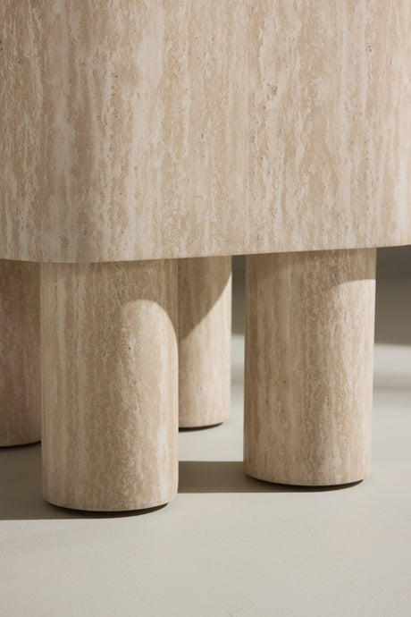 Klirou Beistelltisch - beige/MDF - Beistelltische - ALVAHOME