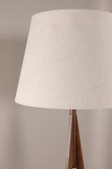 Kona Stehlampe - braun/Polyester - Leinen - Stehlampen - ALVAHOME