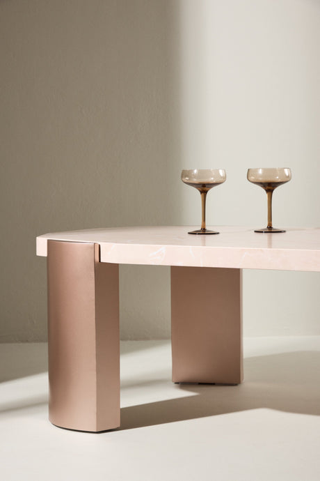 Kres Couchtisch - pink/MDF - Couchtische - ALVAHOME