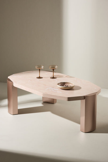 Kres Couchtisch - pink/MDF - Couchtische - ALVAHOME