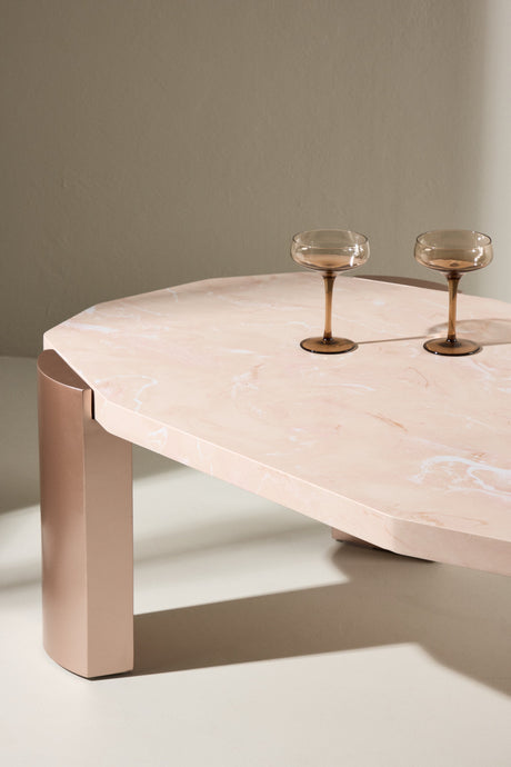 Kres Couchtisch - pink/MDF - Couchtische - ALVAHOME