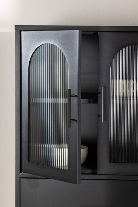 La Paz Schrank - schwarz/Stahl - Schränke - ALVAHOME