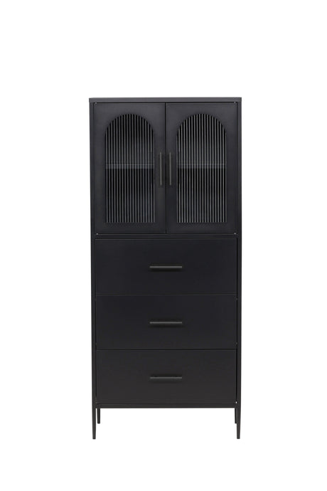 La Paz Schrank - schwarz/Stahl - Schränke - ALVAHOME