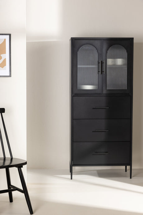 La Paz Schrank - schwarz/Stahl - Schränke - ALVAHOME