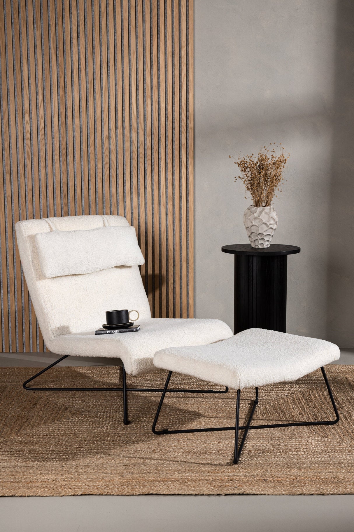 Laconia Lounge - Stuhl - weiß/Stahl - Lounge - Stühle - ALVAHOME
