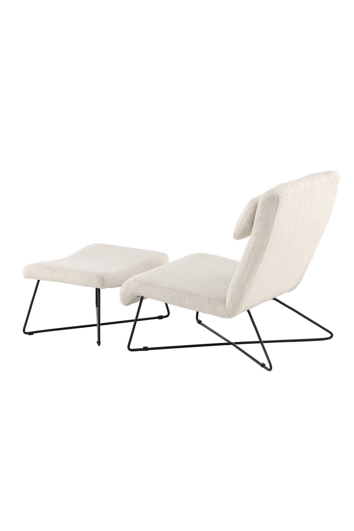 Laconia Lounge - Stuhl - weiß/Stahl - Lounge - Stühle - ALVAHOME