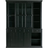 Lagos Buffetschrank - tiefschwarz/Kiefer [fsc] - Buffetschränke - ALVAHOME