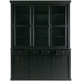 Lagos Buffetschrank - tiefschwarz/Kiefer [fsc] - Buffetschränke - ALVAHOME