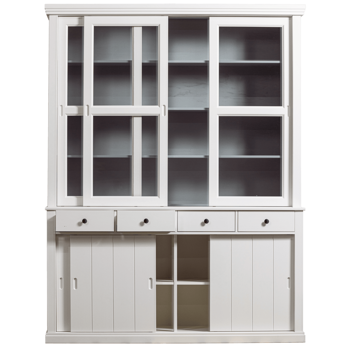 Lagos Buffetschrank - weiß/Kiefer [fsc] - Buffetschränke - ALVAHOME