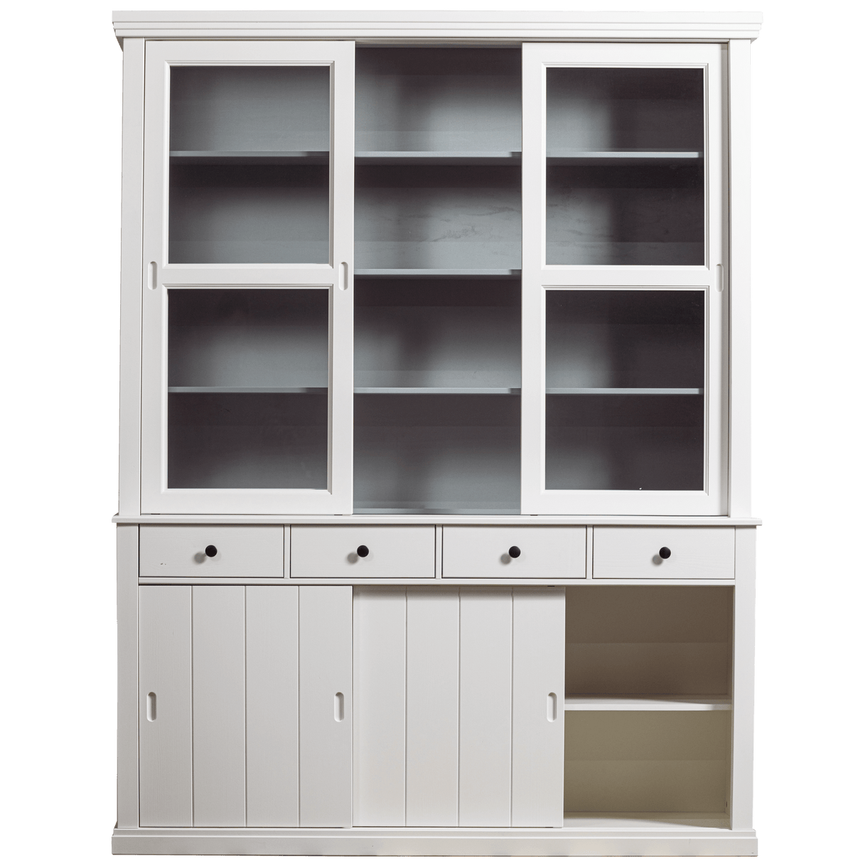Lagos Buffetschrank - weiß/Kiefer [fsc] - Buffetschränke - ALVAHOME