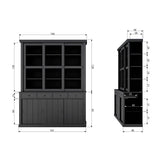Lagos Buffetschrank - weiß/Kiefer [fsc] - Buffetschränke - ALVAHOME