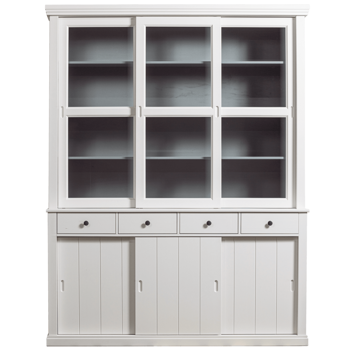 Lagos Buffetschrank - weiß/Kiefer [fsc] - Buffetschränke - ALVAHOME