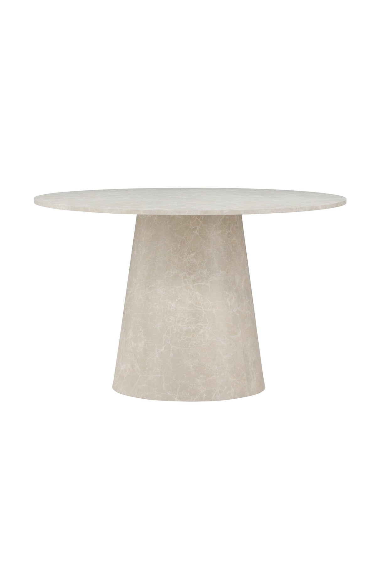Lanzo runder Esstisch - beige/MDF - Runde Esstische - ALVAHOME