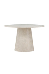 Lanzo runder Esstisch - beige/MDF - Runde Esstische - ALVAHOME
