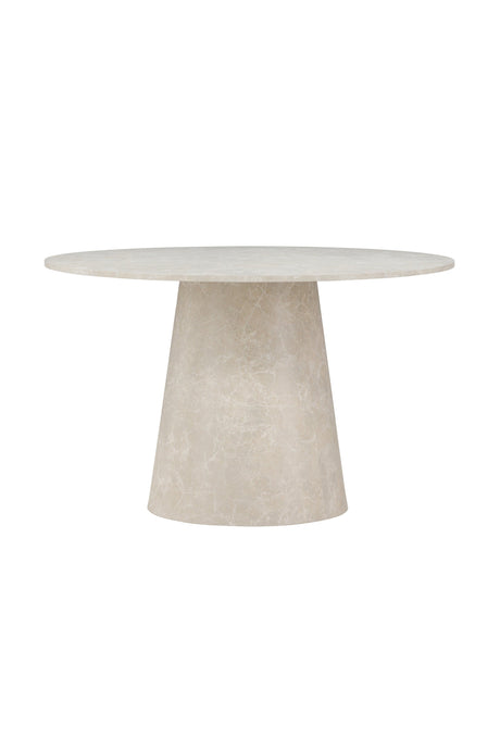 Lanzo runder Esstisch - beige/MDF - Runde Esstische - ALVAHOME