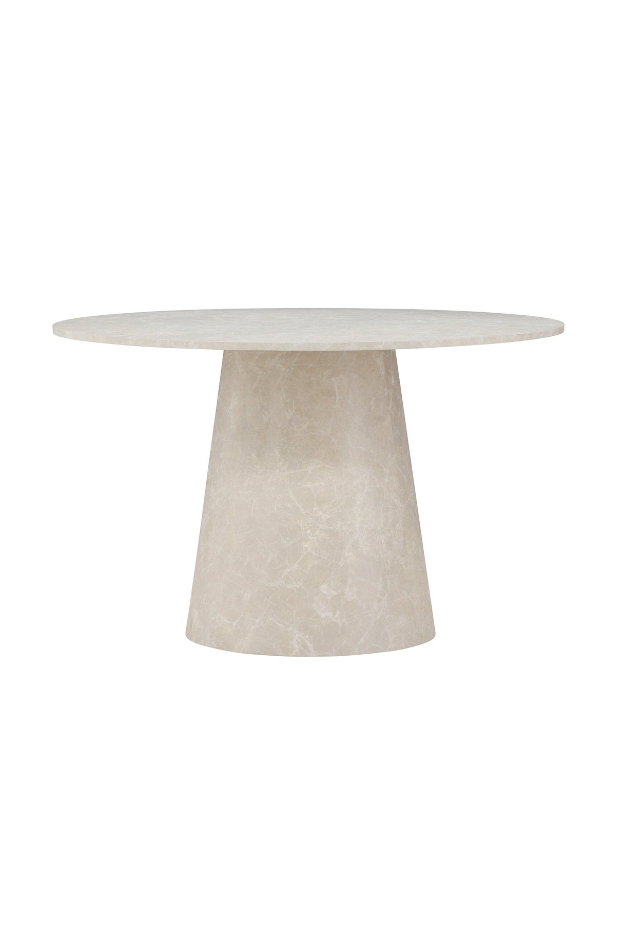 Lanzo runder Esstisch - beige/MDF - Runde Esstische - ALVAHOME