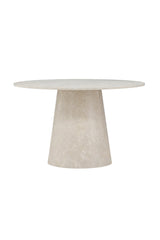 Lanzo runder Esstisch - beige/MDF - Runde Esstische - ALVAHOME