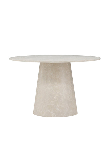 Lanzo runder Esstisch - beige/MDF - Runde Esstische - ALVAHOME