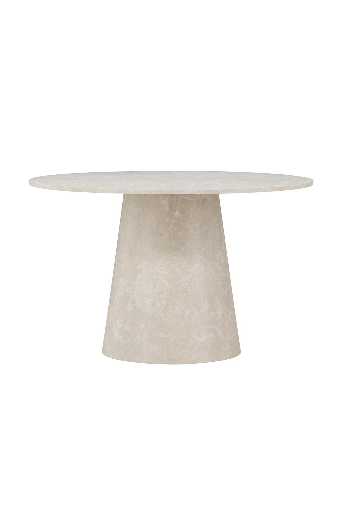 Lanzo runder Esstisch - beige/MDF - Runde Esstische - ALVAHOME