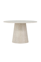 Lanzo runder Esstisch - beige/MDF - Runde Esstische - ALVAHOME