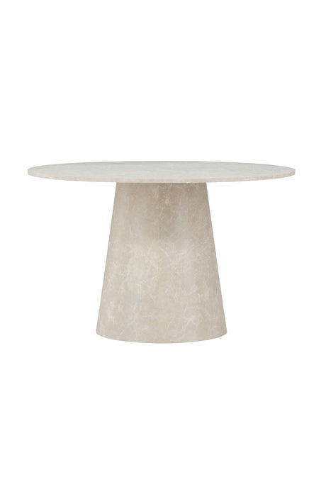 Lanzo runder Esstisch - beige/MDF - Runde Esstische - ALVAHOME
