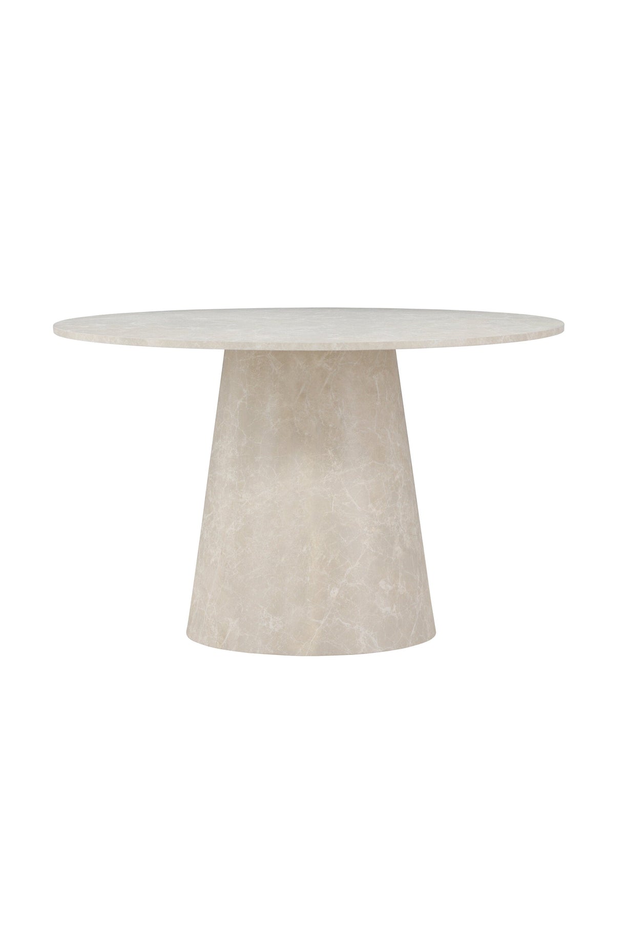 Lanzo runder Esstisch - beige/MDF - Runde Esstische - ALVAHOME