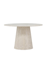 Lanzo runder Esstisch - beige/MDF - Runde Esstische - ALVAHOME