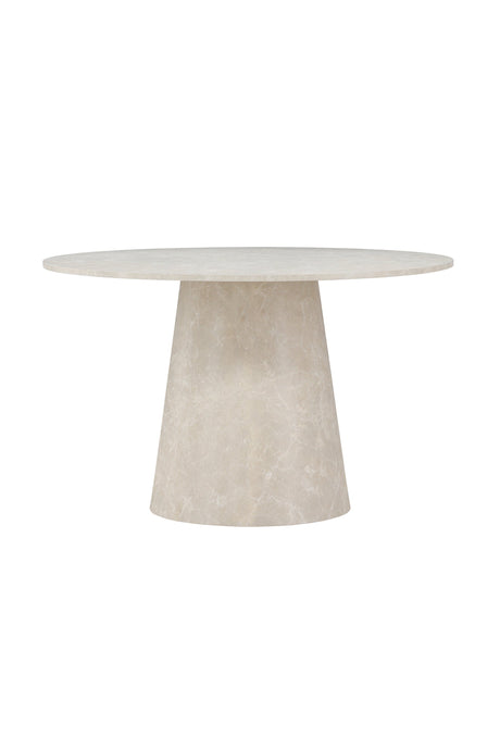 Lanzo runder Esstisch - beige/MDF - Runde Esstische - ALVAHOME