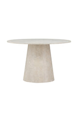 Lanzo runder Esstisch - beige/MDF - Runde Esstische - ALVAHOME