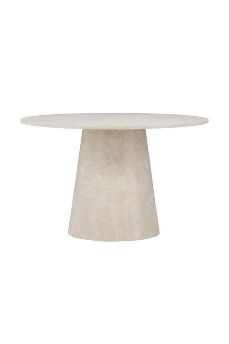 Lanzo runder Esstisch - beige/MDF - Runde Esstische - ALVAHOME