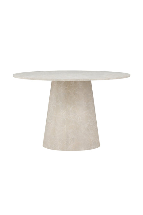 Lanzo runder Esstisch - beige/MDF - Runde Esstische - ALVAHOME